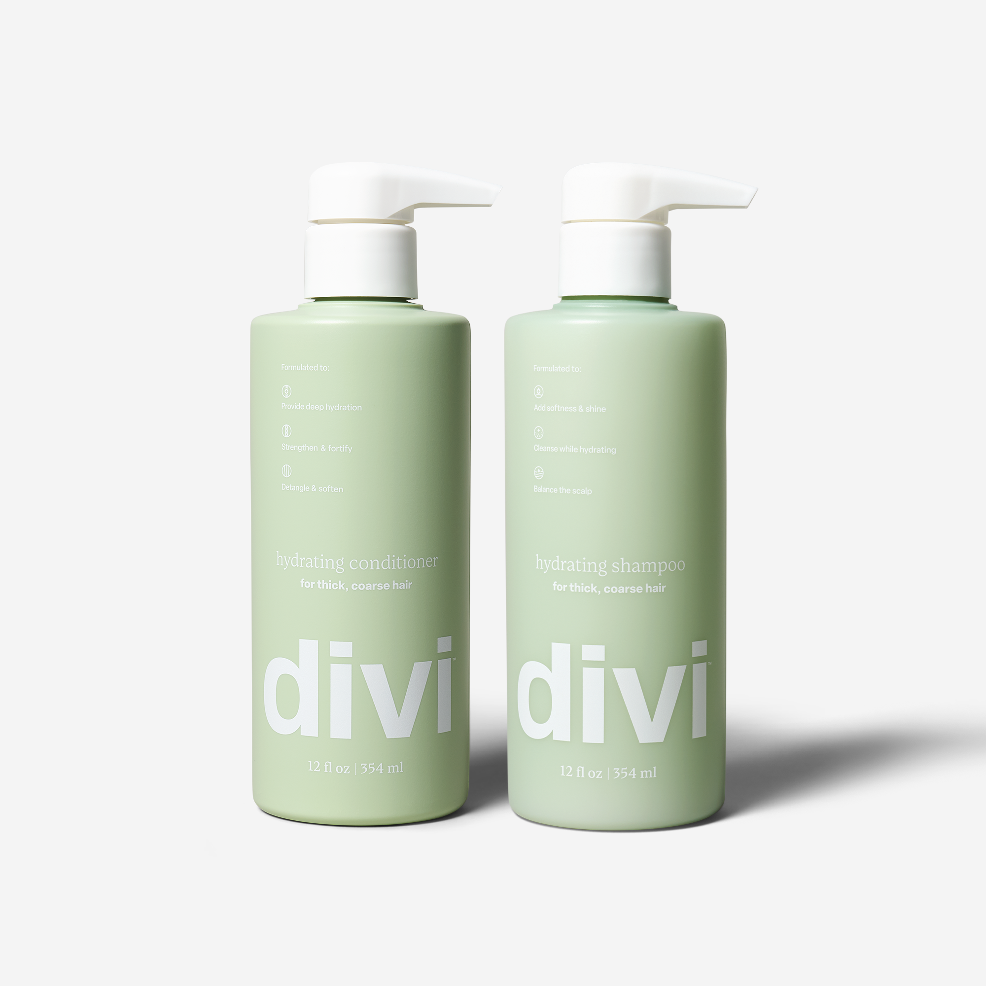 Shampoo and conditioner DIVI deals Sealed 12Fl.OZ Each Hydrate+Restore